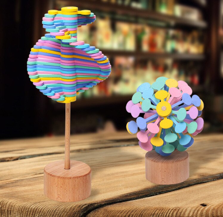 Toystar EcoToys CalmPop | Soothing and Fun - Wooden Fidget Toy - Rustgevend en Leuk - Houten Fidget Speelgoed (8)