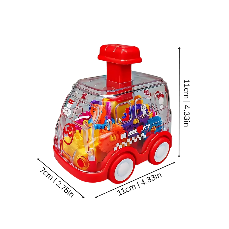 Toystar GearZoom | Stimulates curiosity - Push and drive toy car - Stimuleert nieuwsgierigheid - Druk en rij speelgoedauto...