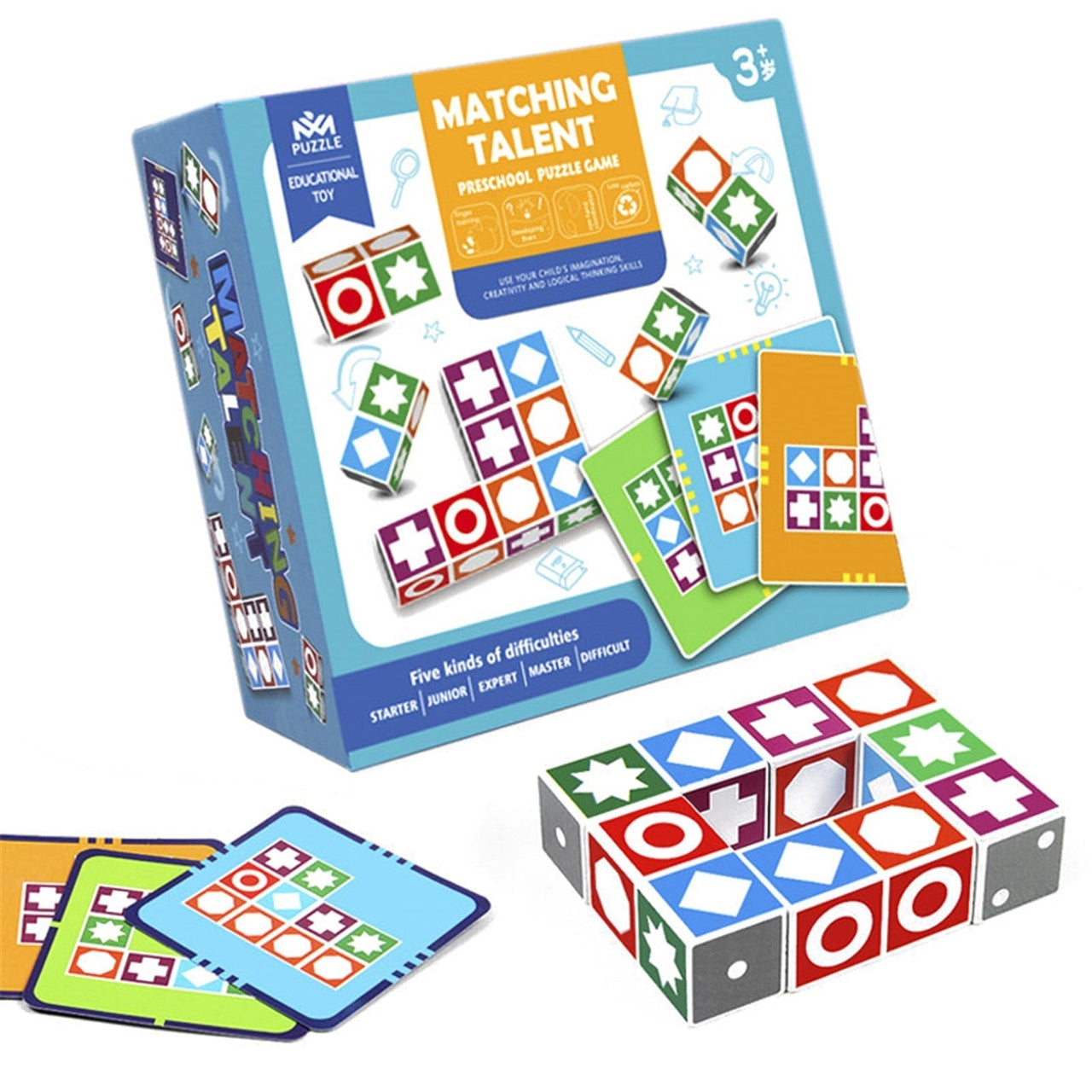 Toystar Logical Puzzle | Challenge your mind with fun - Wooden building blocks puzzle game for smart thinkers - Bestseller...