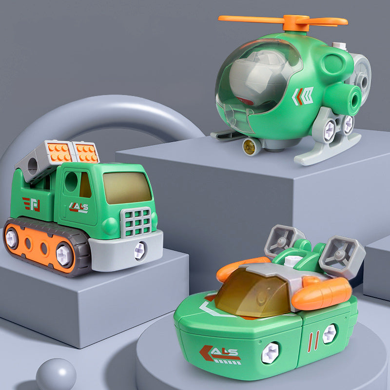 Toystar MechaWarriors Army Vehicles Set | Building Fun for Boys - Modular Toy Set - Bouwplezier voor Jongens - Modular Spe...