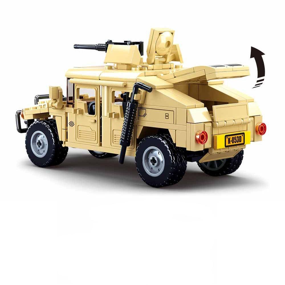 Toystar BrickForce Army Truck Hummer H2 | Building fun for young and old - 265 Bricks - Bouwplezier voor jong en oud - 265...