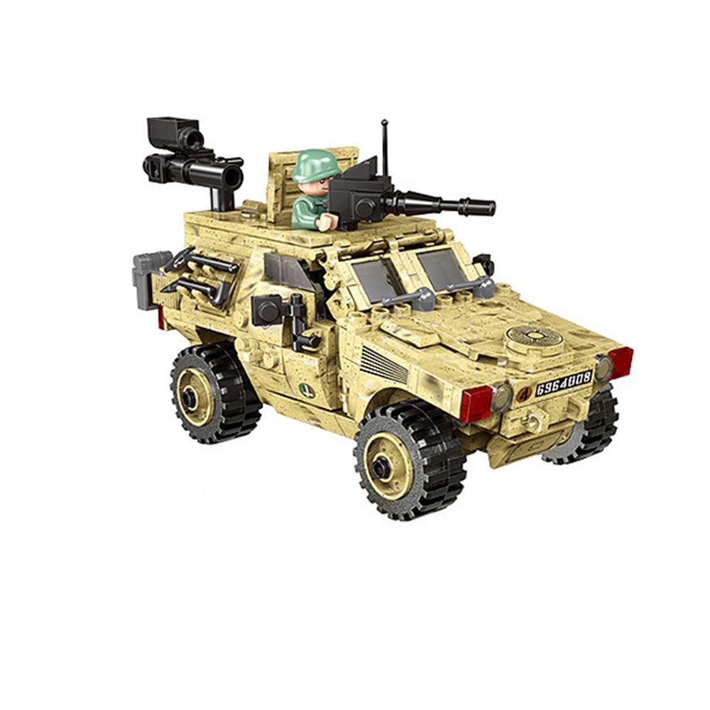 Toystar BrickForce Army Truck Hummer H2 | Building fun for young and old - 265 Bricks - Bouwplezier voor jong en oud - 265...