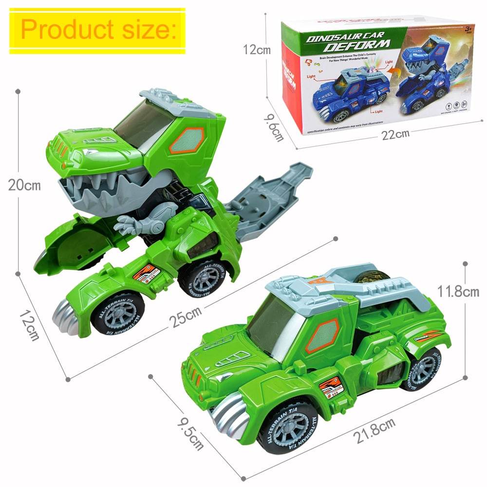 Toystar Transform Dino Car | Give your child endless adventures - The ultimate transforming dinosaur car - Geef je kind ei...