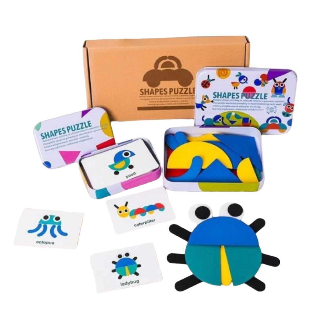 Toystar ShapeGenius | Learning through play with shapes - Wooden geometric puzzle for children - Bestseller - Spelend lere...