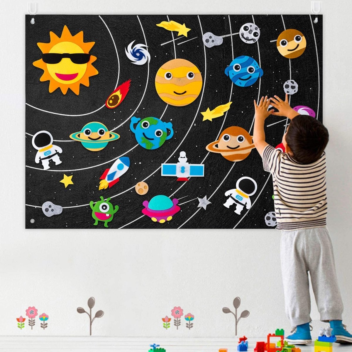Toystar Planetary Adventure Board | Discover the Universe - Educational Felt Board for Kids - Ontdek het Universum - Educa...