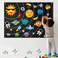 Thumbnail for Toystar Planetary Adventure Board | Discover the Universe - Educational Felt Board for Kids - Ontdek het Universum - Educa...