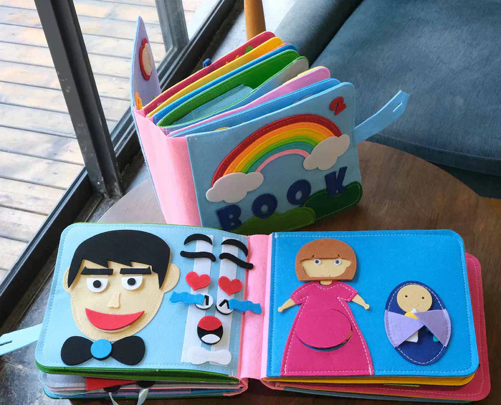 Toystar FeltStories | Playful discovery - Montessori adventure book for sensory learning - Speelse ontdekking - Montessori...