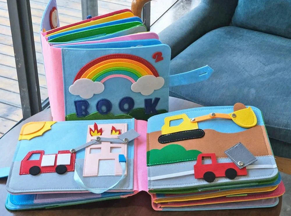 Toystar Montessori Preschool Pressure Board | Playful Learning Experience for your Baby - 3D Baby Storybook - Bestseller -...