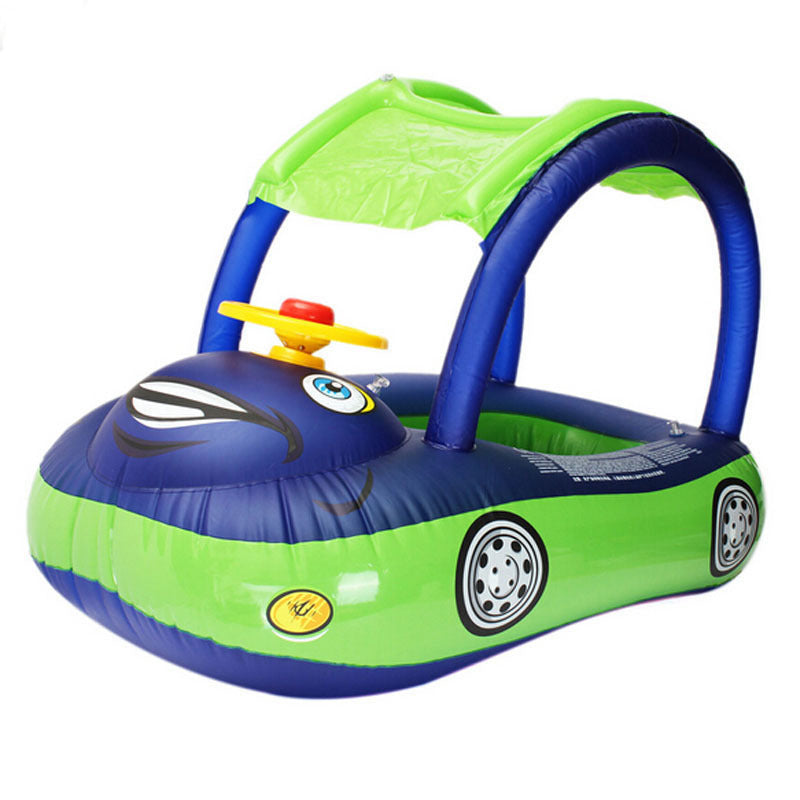 Toystar AquaRacer | Splashing fun - Baby inflatable boat with sun canopy - Opblaasbootje (2)