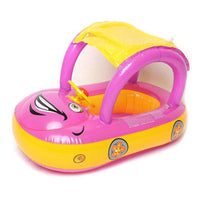 Thumbnail for Toystar AquaRacer | Splashing fun - Baby inflatable boat with sun canopy - Opblaasbootje (3)
