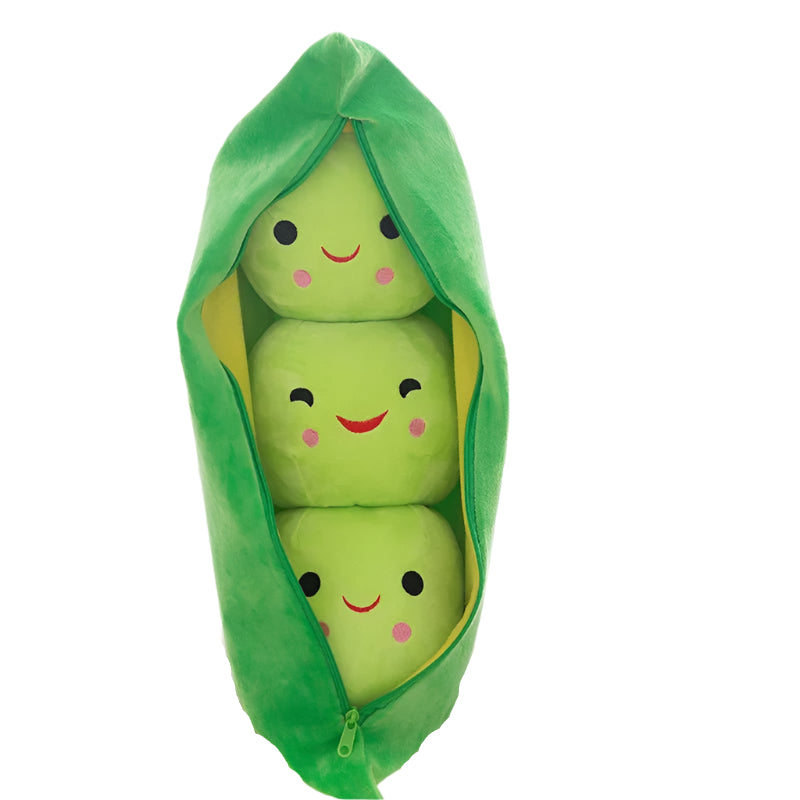 Toystar SnugglePea | Huggable Pea - Giant plush pea in a pod - Knuffelbare erwt - Gigantische pluche erwt in een peul