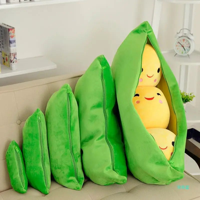 Toystar SnugglePea | Huggable Pea - Giant plush pea in a pod - Knuffelbare erwt - Gigantische pluche erwt in een peul (5)