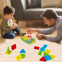 Thumbnail for Toystar EcoToys Building Blocks | Develop Creativity - Montessori building blocks for children - Ontwikkel Creativiteit - ...