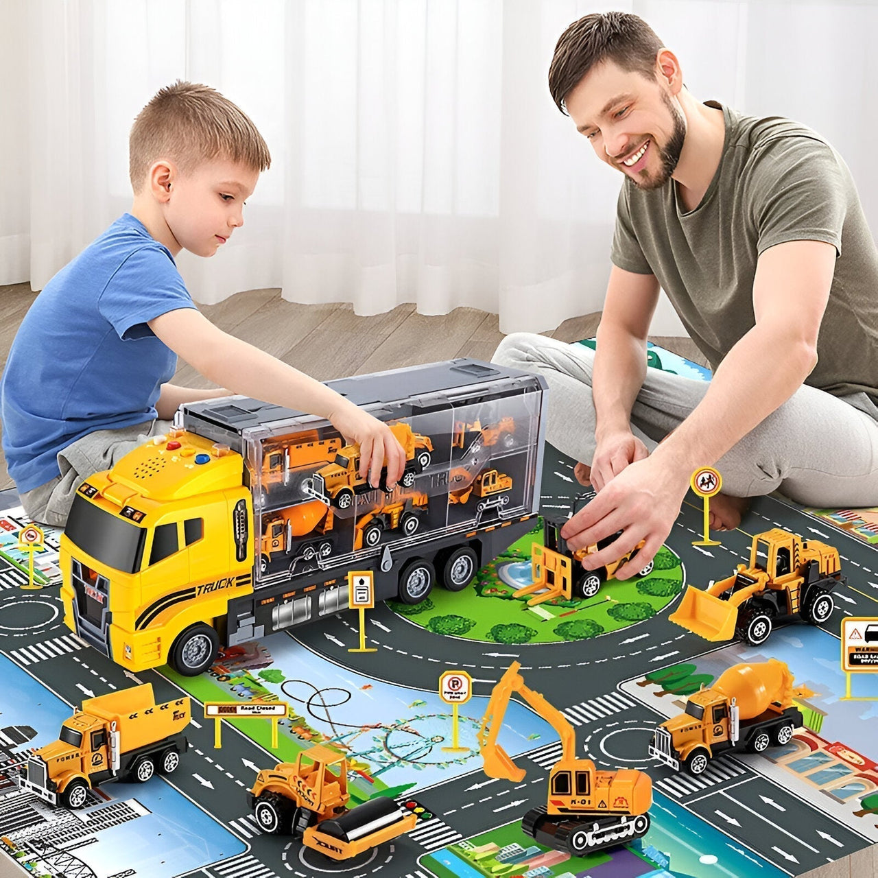 Toystar MiniMover | Creative Building Fun for Children - Toy Set with Diecast Vehicles - Creatieve Bouwpret voor Kinderen ...