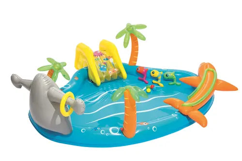 Toystar AquaAdventure | Splashing fun for little explorers - Inflatable play pool - Spetterpret voor kleine ontdekkers - O...