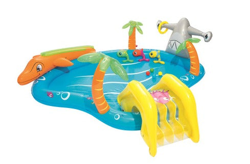 Toystar AquaAdventure | Splashing fun for little explorers - Inflatable play pool - Spetterpret voor kleine ontdekkers - O...