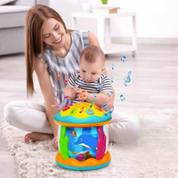 Thumbnail for Toystar TwinkleDrum | Magical light and music experience for babies - Rotating Montessori Toy Drum - Bestseller - Magische...