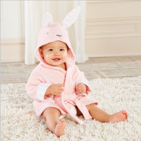 Toystar AnimalHug | Warm and cozy - Soft baby animal bathrobe made of cotton - Bestseller - Warm en knus - Zachte baby die...
