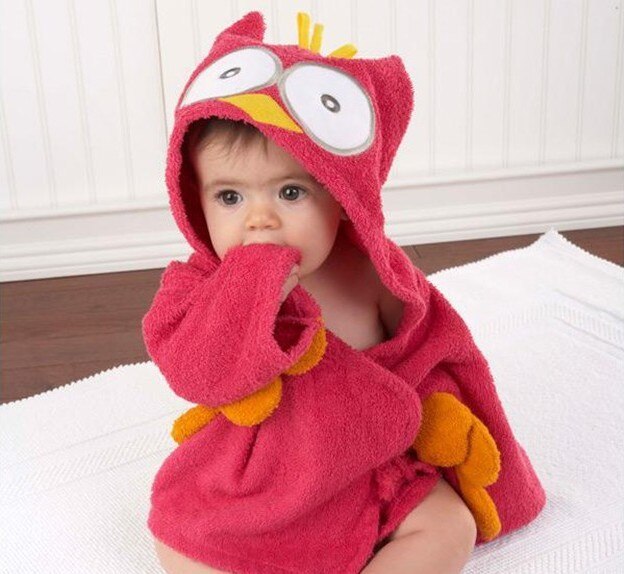 Toystar AnimalHug | Warm and cozy - Soft baby animal bathrobe made of cotton - Bestseller - Warm en knus - Zachte baby die...