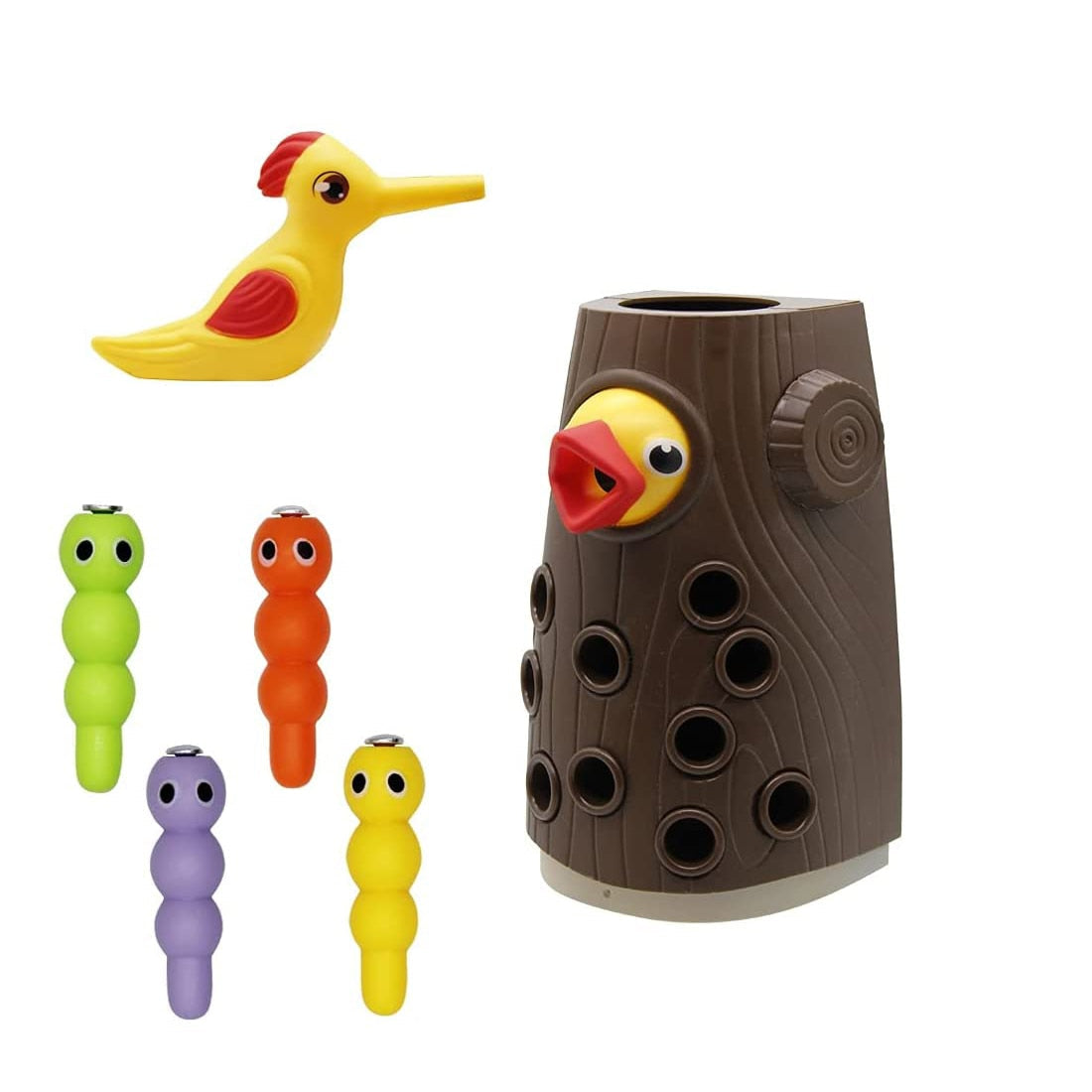 Toystar Montessori Woodpecker | Discover Creativity - Play & Learn with Fun - Ontdek Creativiteit - Speel & Leer met Plezier