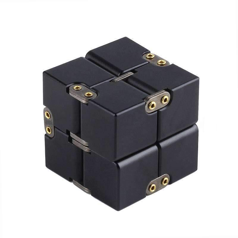 Toystar StressMaster | One-Hand Stress Cube - Portable Metal Infinity Cube Toy for Kids & Adults (8)