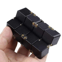 Thumbnail for Toystar StressMaster | One-Hand Stress Cube - Portable Metal Infinity Cube Toy for Kids & Adults (12)