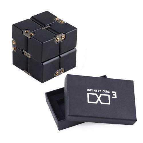 Toystar StressMaster | One-Hand Stress Cube - Portable Metal Infinity Cube Toy for Kids & Adults (7)
