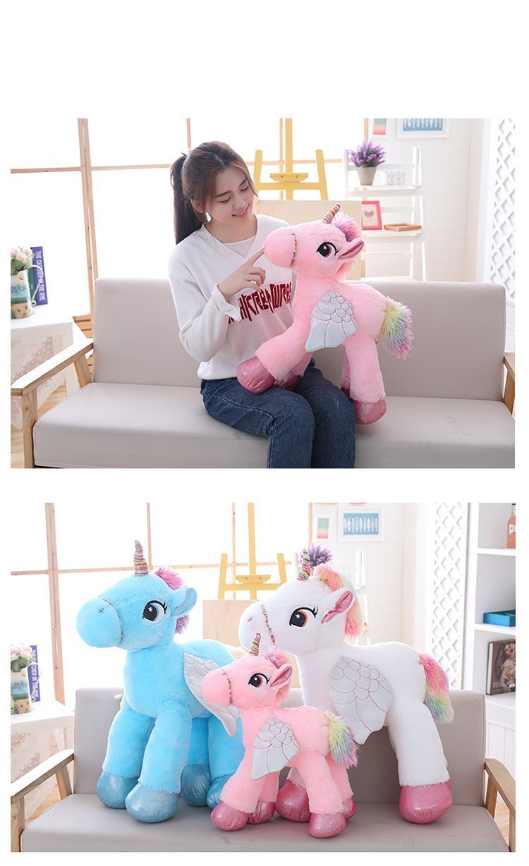Toystar Unicorn Soft Plush Toy | Perfect gift for kids - big, cute and cozy - Perfect cadeau voor kinderen - groot, schatt...