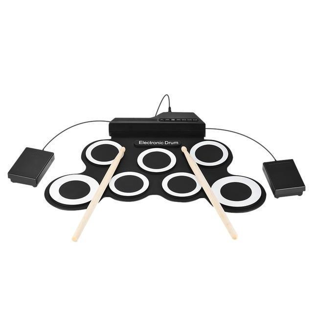 Toystar Roll-Up Drum Set | Portable and Flexible - Silicone Pad with Speaker and Drumsticks - Draagbaar en Flexibel - Sili...