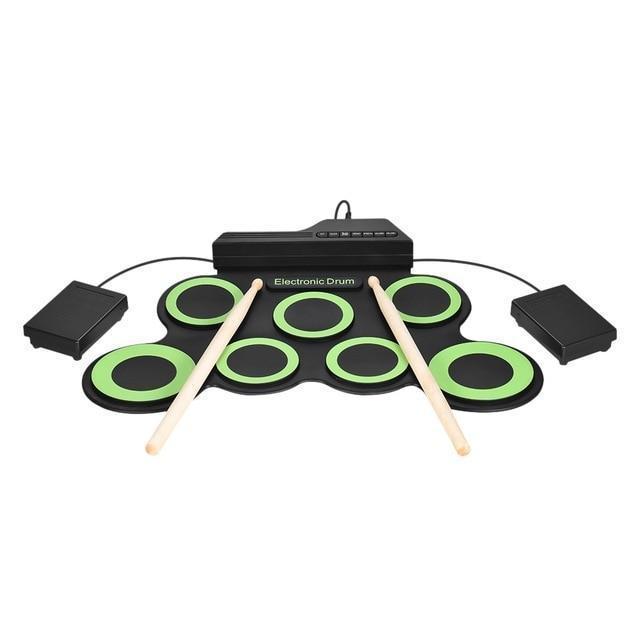 Toystar Roll-Up Drum Set | Portable and Flexible - Silicone Pad with Speaker and Drumsticks - Draagbaar en Flexibel - Sili...