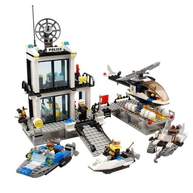 Toystar SeaBlockMaster | Build your own maritime world - Police Station - Bouw je eigen maritieme wereld - Politiebureau (2)