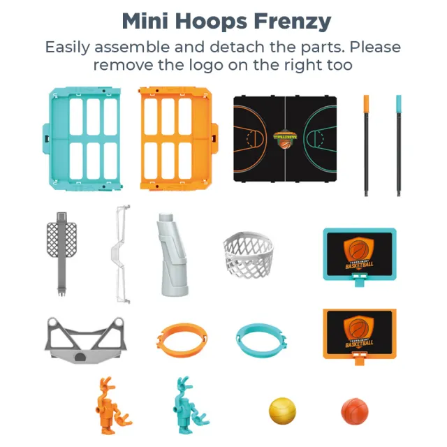 Toystar Hope Madness | Feel the excitement - Mini Hoops Set for hours of fun - Voel de opwinding - Mini Hoops Set voor ure...