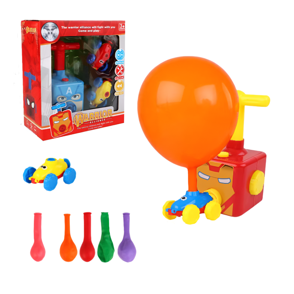 MagicZoom | Magisch raceplezier zonder batterijen - Ballon aangedreven auto