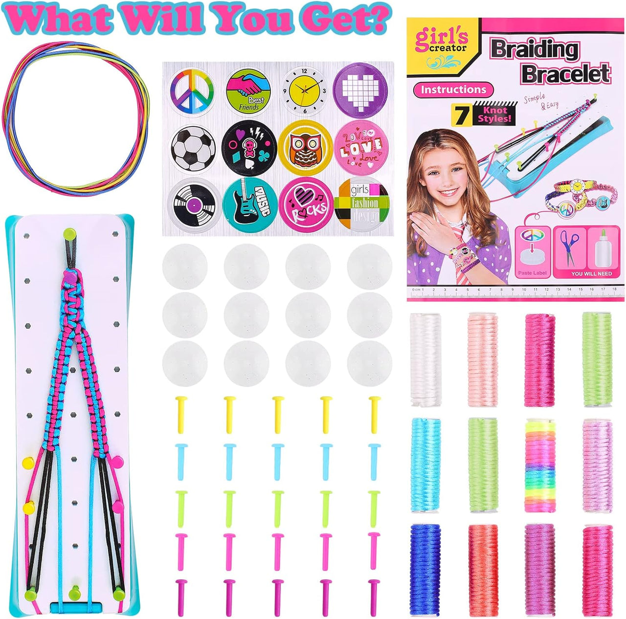 Toystar WonderWeave | Let your creativity flow! - DIY braiding kit for kids - Laat je creativiteit stromen! - DIY vlechtse...
