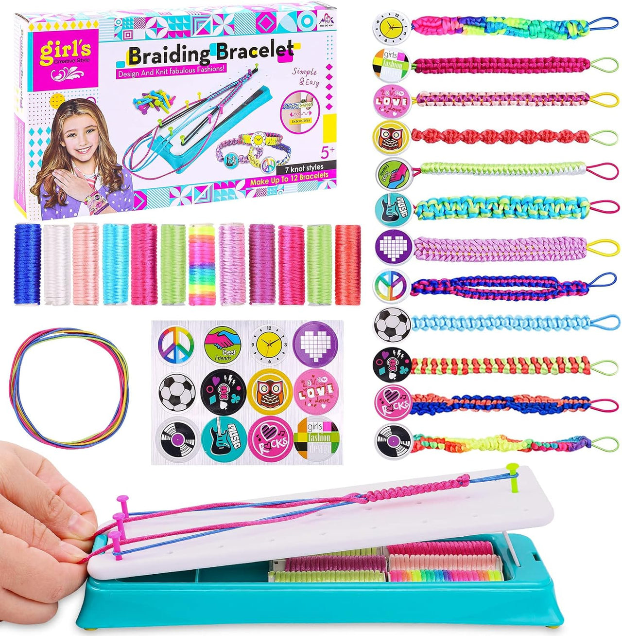 Toystar WonderWeave | Let your creativity flow! - DIY braiding kit for kids - Laat je creativiteit stromen! - DIY vlechtse...