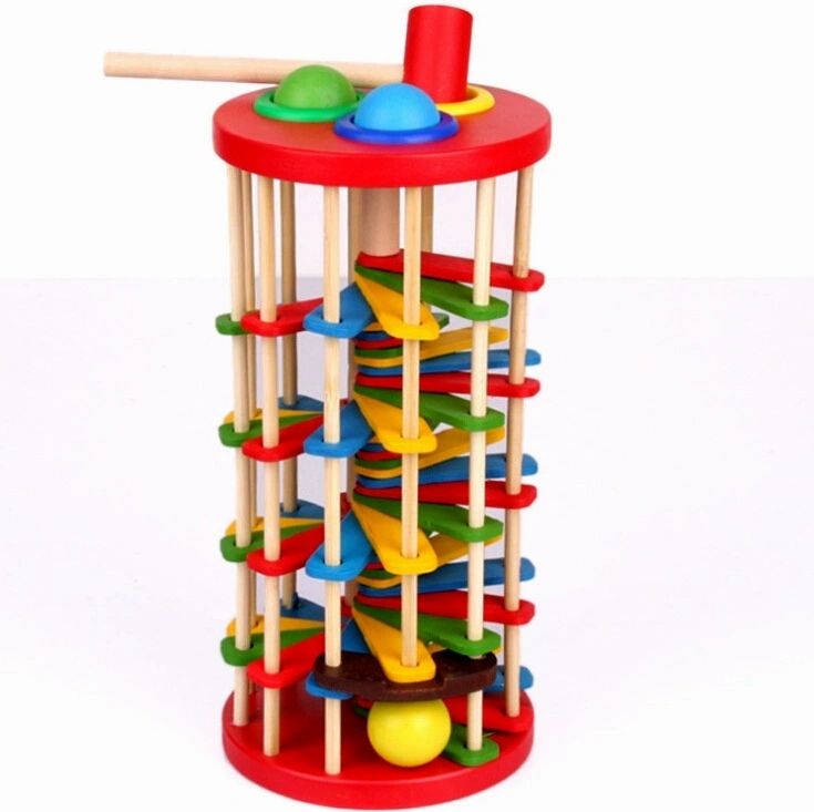 Toystar EcoToys SmashTower | Toys that promote development - Wooden tower for coordination - Speelgoed dat ontwikkeling be...
