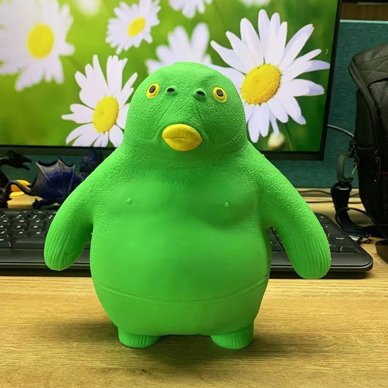 Toystar FlexiToy | Pressure-relieving fun - Elastic green fish stress ball - Bestseller - Drukverlagend speelplezier - Ela...