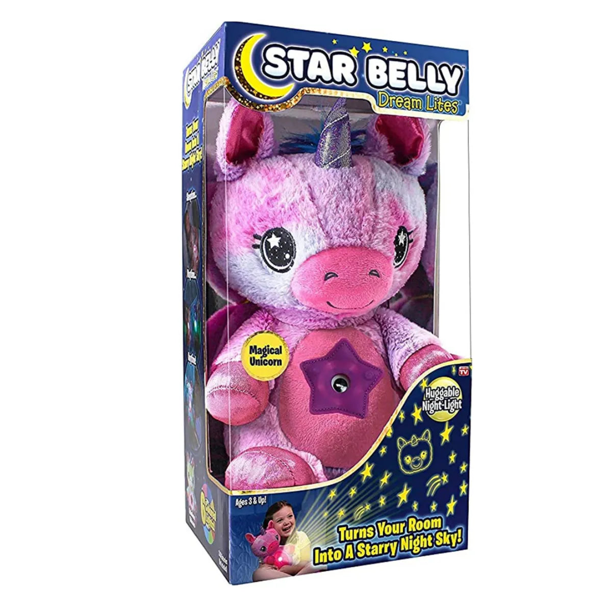 Toystar LunaGlow | Magic Night Light - Star Projector Unicorn for Dreams and Peace - Magisch Nachtlampje - Sterrenprojecto...