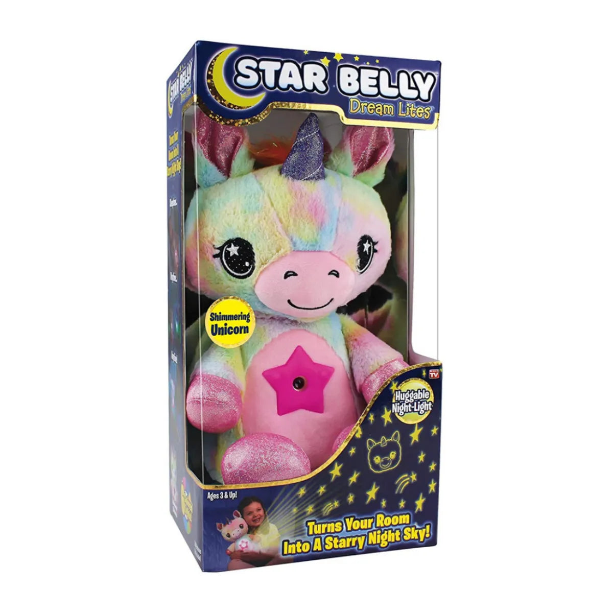 Toystar LunaGlow | Magic Night Light - Star Projector Unicorn for Dreams and Peace - Magisch Nachtlampje - Sterrenprojecto...
