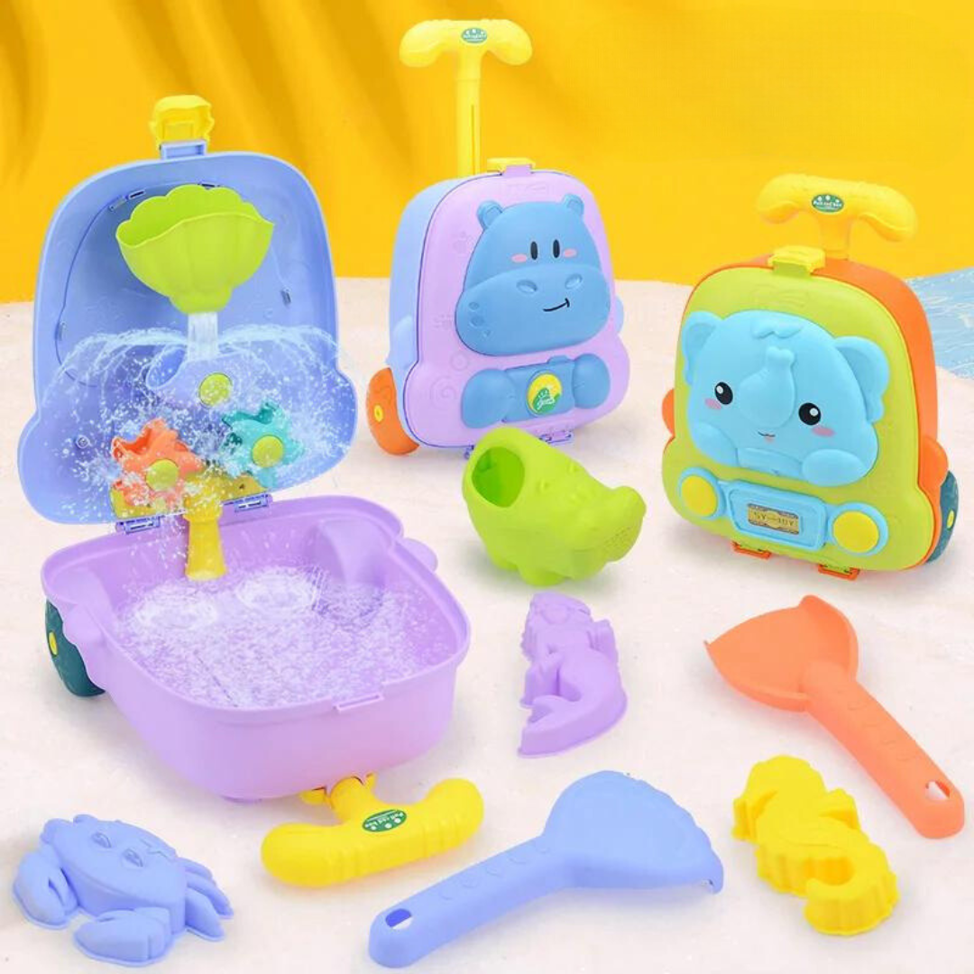 Toystar Beach Adventure | Fun on the Beach - Mini Beach Toy Set with Trolley - Plezier op het Strand - Mini Strand Speelgo...