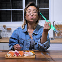 Thumbnail for Lightsaber Chopsticks | A creative and fun way of eating - Stimulates eating pleasure and motor skills
