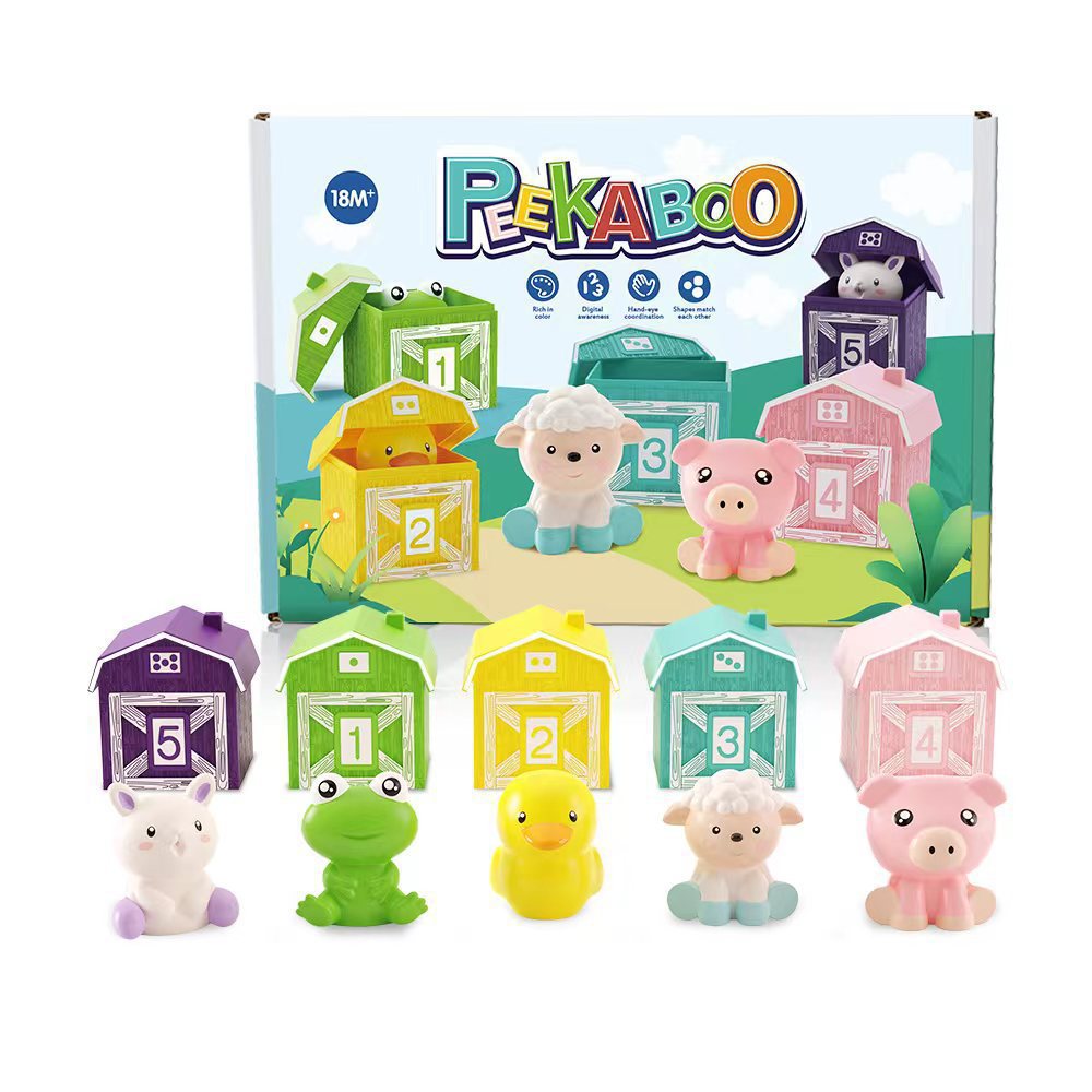 Toystar KidFarm | Discover the farm! - Montessori animal play set - Ontdek de boerderij! - Montessori dierenspeelset