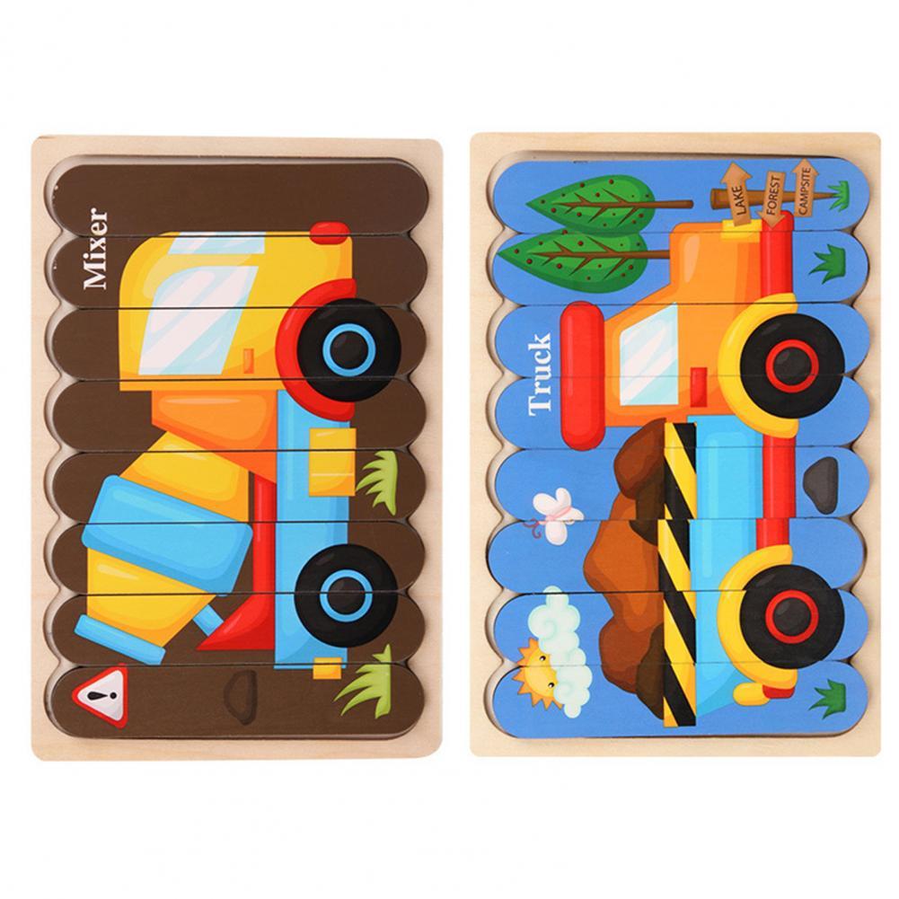 Toystar EcoToys Montessori Animal Puzzle | Educational and Stimulating - Double-sided 3D Puzzle - Educatief en Stimuleren ...