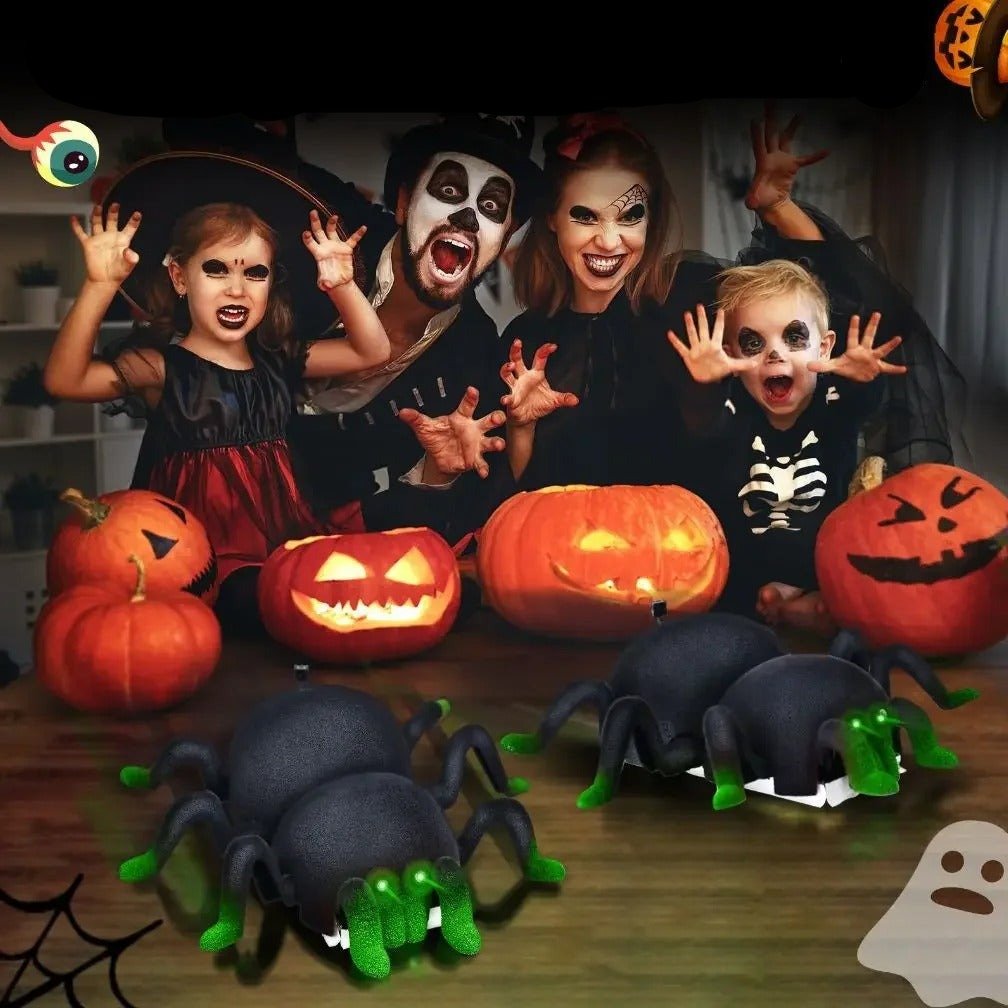 CreepyCrawler | De ultieme schrikreactie - Muurklimmende RC spin voor spannende grappen!