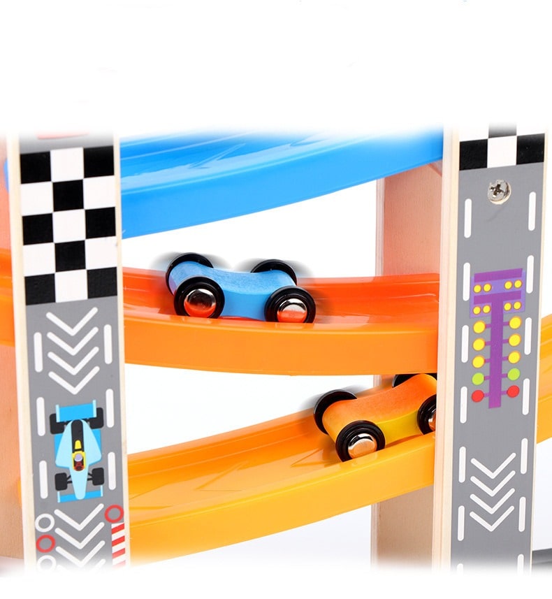 Toystar RacerFun | Magic Coloring Track - Wooden Playset for Children - Magische Kleurbaan - Houten Speelset voor Kinderen...